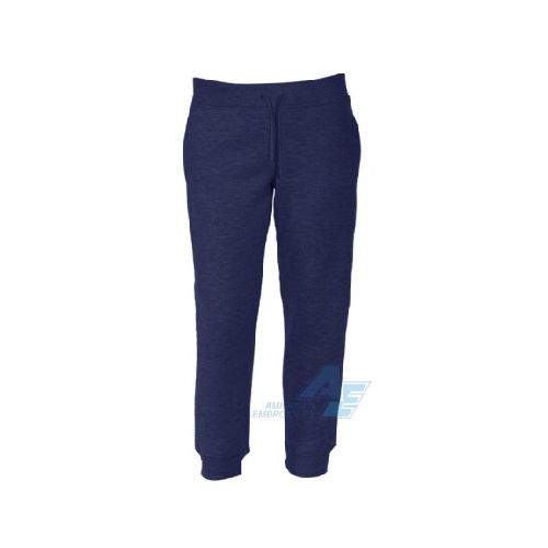 Pantalón de felpa con puño adulto - Azul marino