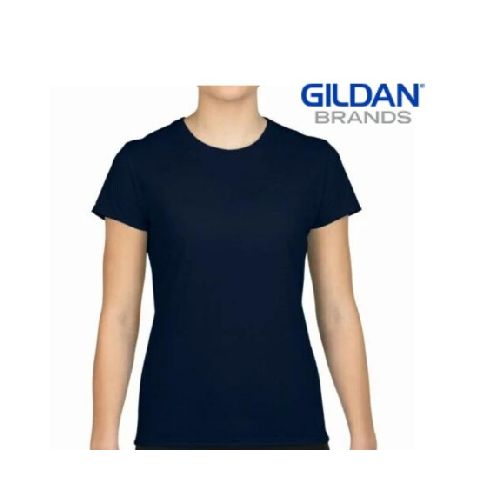 Camiseta Gildan Deportiva Femenino - Azul marino