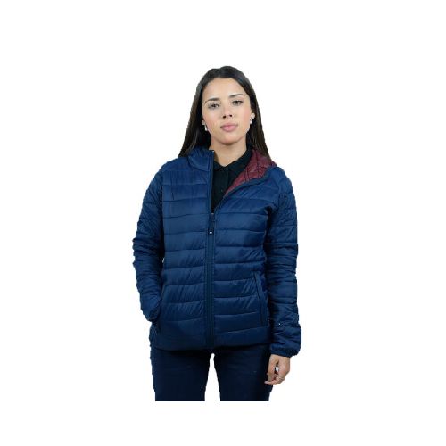 Campera Inflada Dama - Azul marino