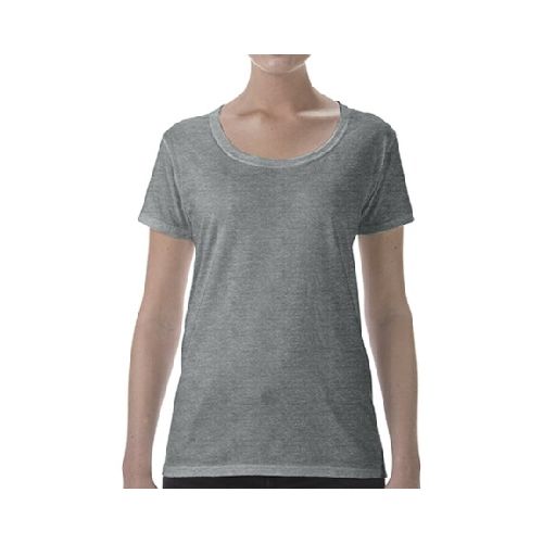 Camiseta Gildan Básica Dama - Gris