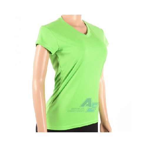 Camiseta Dry Fit Dama - Verde fluo