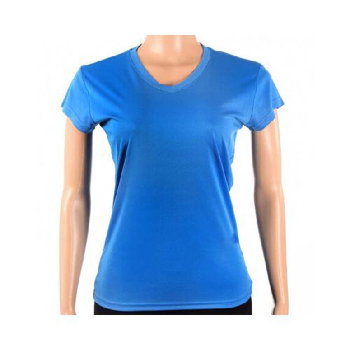 Remera Dry Fit Dama - Azul francia