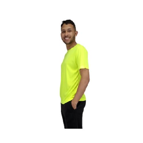 Remera Dry Fit - amarillo fluor