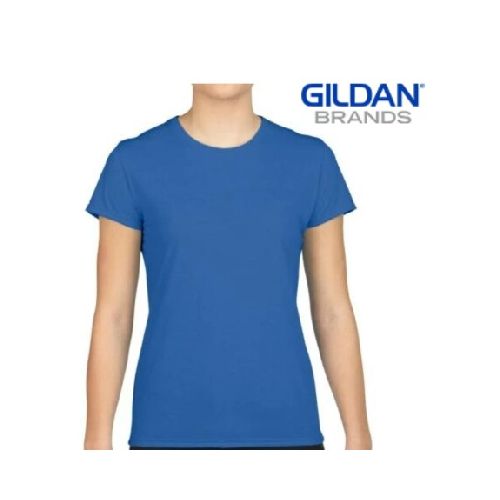 Camiseta Gildan Deportiva Femenino - Azul francia