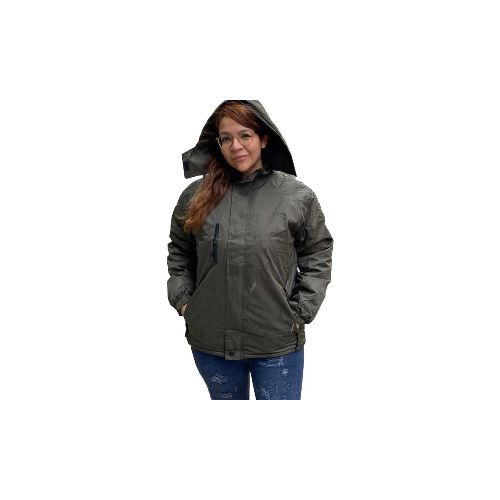 Campera Nylon con Polar Premium - Verde militar