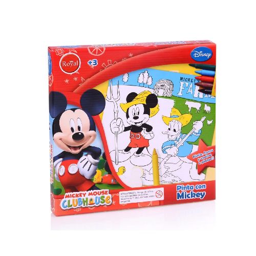 Juego de Mesa Pinta con Mickey Royal