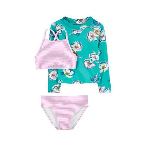 TRAJE DE BAÑO 3 PIEZAS SET NIÑA BB CARTERS 18M