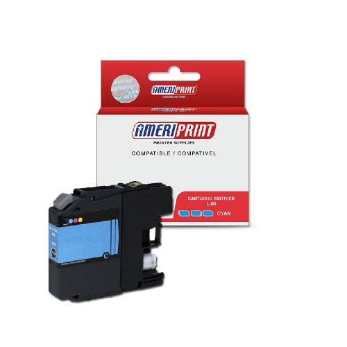 Cartucho compatible brother LC39/LC60/985 Ameriprint Cyan