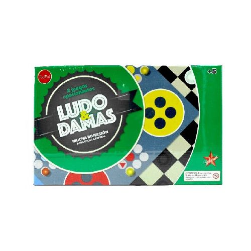 Juego de Mesa Ludo & Damas Royal