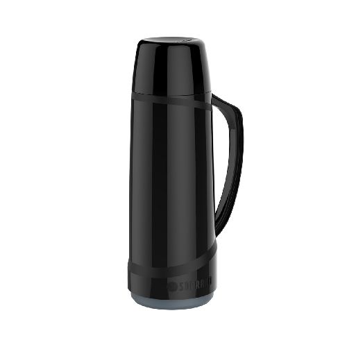 TERMO 1L VIDRIO CRISTAL NEGRO SOPRANO