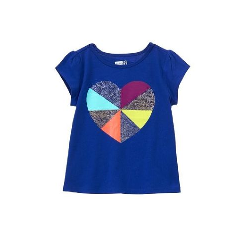 REMERA CORAZON AZUL CRAZY8 2T