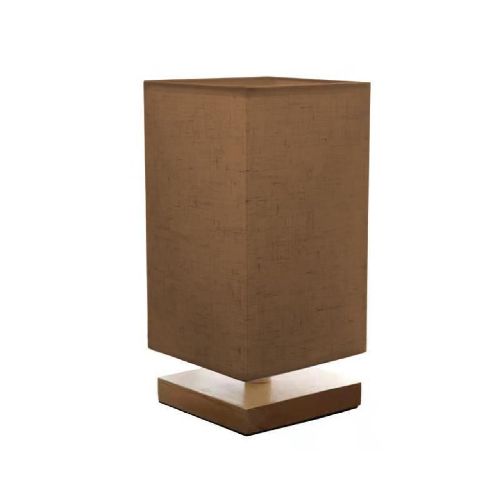 PORTATIL VELADORA RECTANGULA MARRON W177