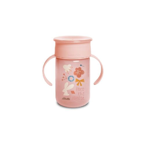 VASO 360° SUAVINEX APRENDIZAJE +12M 340ML FOREST ROSA