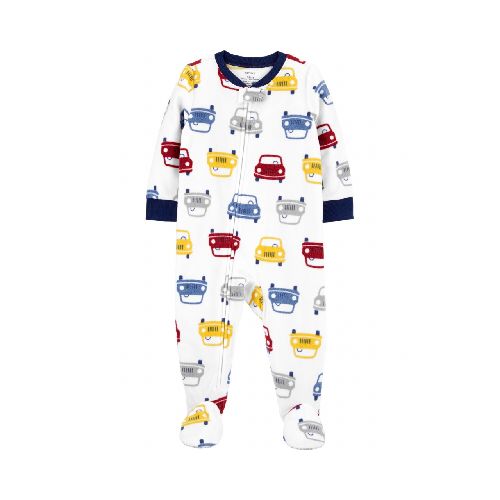 PIJAMA PIE AUTOS MICROPOLAR BEBE CARTERS 12M