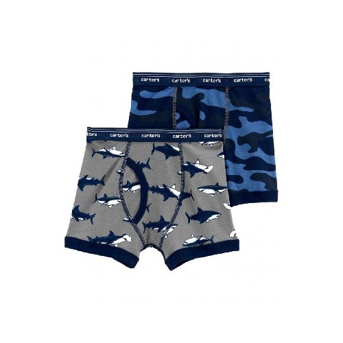 SET X2 BOXER ALGODON TIBURONES KID CARTERS 2/3