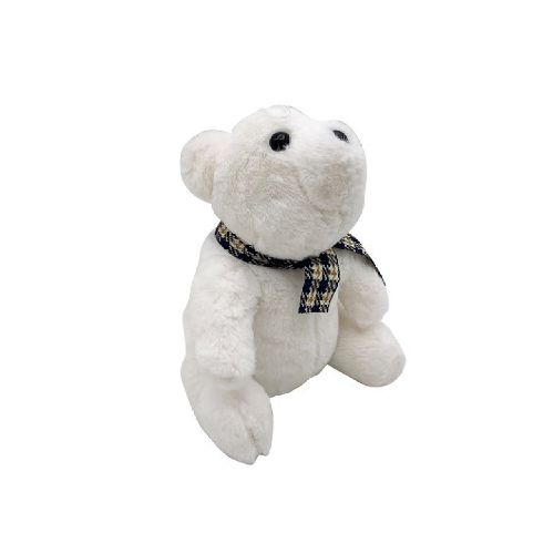 PELUCHE OSO POLAR CON BUFANDA