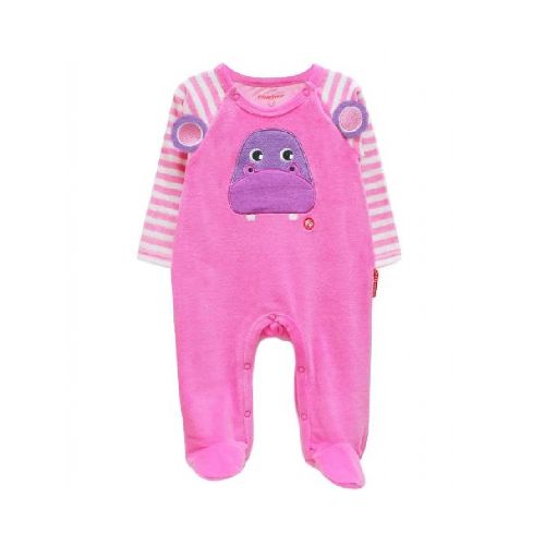 PIJAMA PLUSH FISHER PRICE 3D HIPO FUCSIA 18-24M