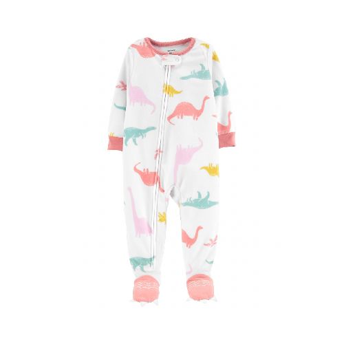 PIJAMA 1PC CON PIE MICROPOLAR DINOSAURIOS CARTERS 2T