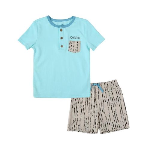 CONJ REMERA Y SHORT ASHER & OLIVIA ADVENTURE 3T