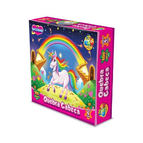 PUZZLE CARTON 100 PZAS UNICORNIOS GB 1010