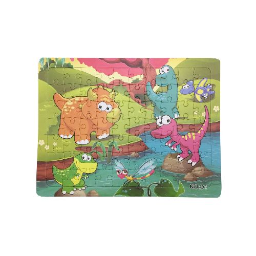 PUZZLE CARTON 70PZAS DINOSAURIOS