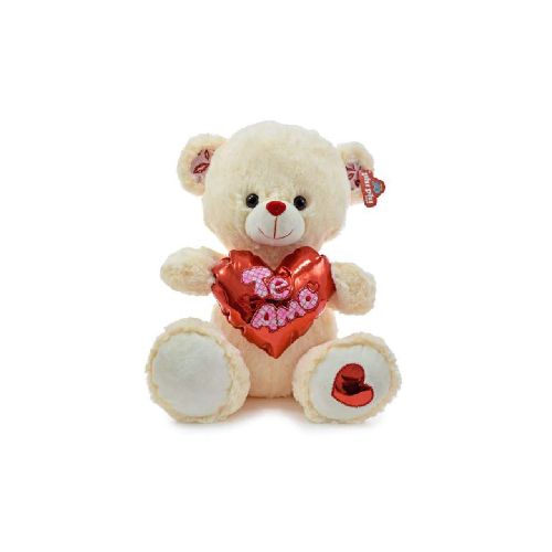 PELUCHE PHI PHI OSO 42 CM CORAZON METALIZADO TE AMO