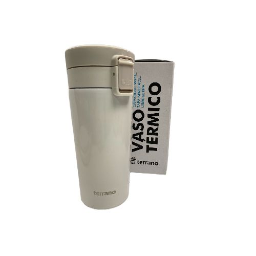 VASO TERMICO CON FILTRO TERRANO 380ML MUG BLANCO