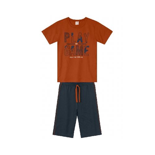 CONJUNTO NIÑOS CAMISETA Y BERMUDA TALLE 12 - 26019 BRANDILI