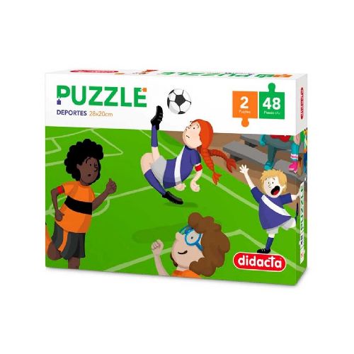 Juego de mesa PUZZLE DEPORTES 2 X 48