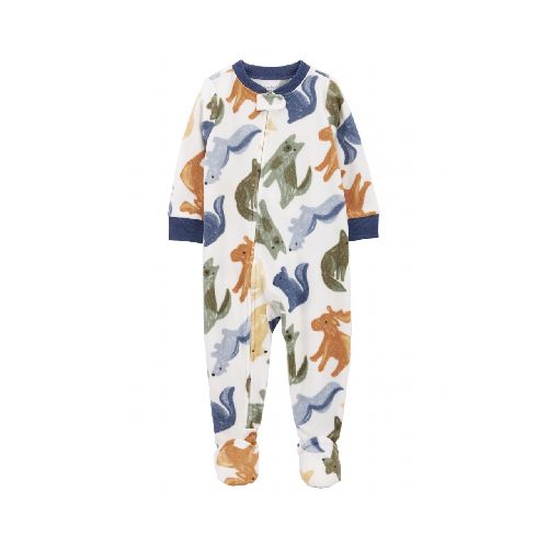 PIJAMA PIE MICROPOLAR ANIMALES CARTERS 12M