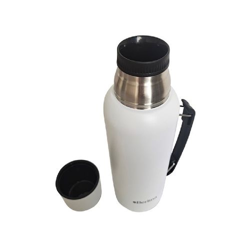 TERMO BERLINA 1L TAPON CLASICO CON ASA BLANCO