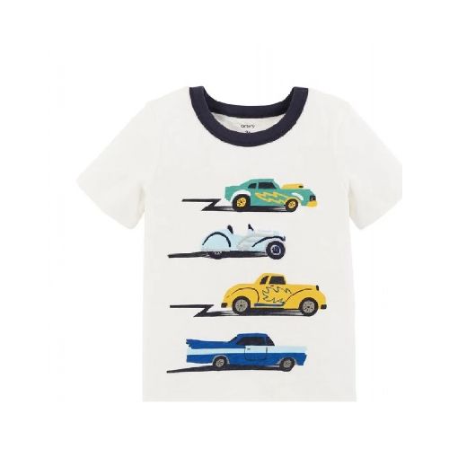 REMERA CARTERS MC ALGODON AUTOS 9M