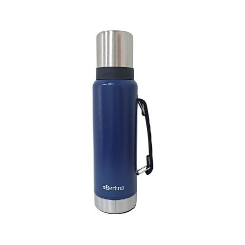 TERMO 1.2L ACERO PICO CEBADOR BASE ANTIDESLIZANTE BERLINA AZUL