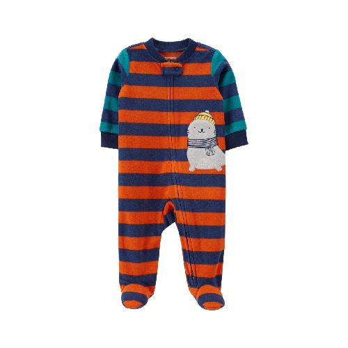 PIJAMA MICROPOLAR PIE Y DOBLE CIERRE FOCA CARTERS 3M