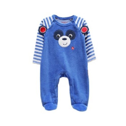 PIJAMA PLUSH FISHER PRICE OSO AZUL 9-12M