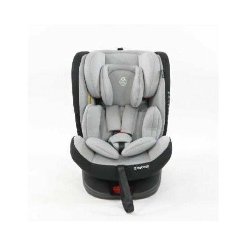 BEBESIT SILLA AUTO CON ISOFIX 360 SATURN 0/1/2/3 GRIS