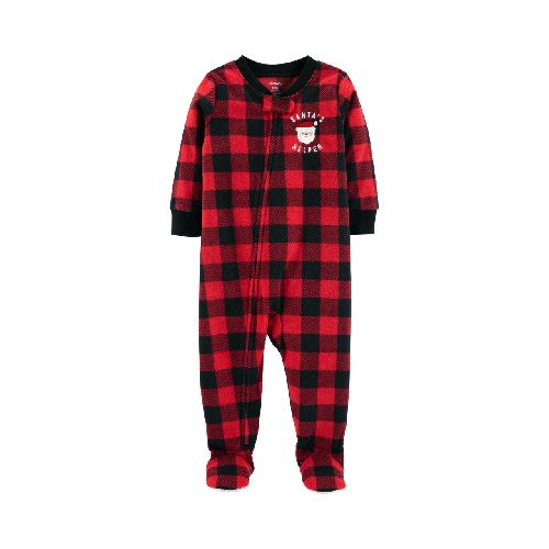 PIJAMA CARTERS MICROPOLAR SANTAS HELPER 24M