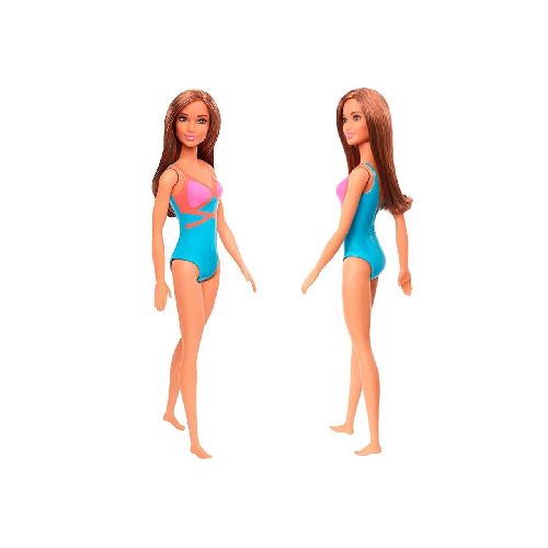 MUÑECA BARBIE SURTIDO DE PLAYA MATTEL GHW40 CASTANA HXX49