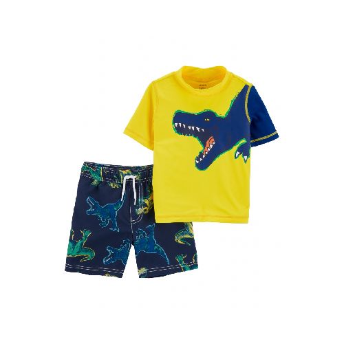 TRAJE DE BAÑO 2PC DINOSAURIOS POLIESTER NIÑO CARTERS