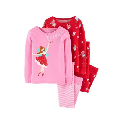 PIJAMA CARTERS ALGODON X2 HADA MADRINA 12M