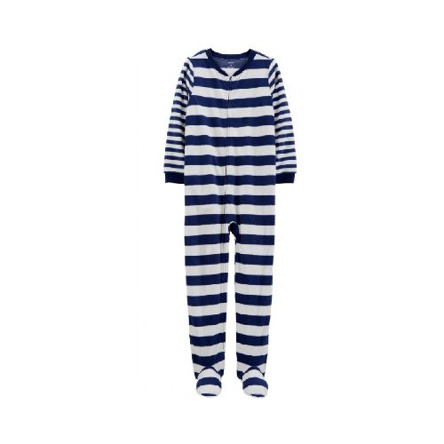 PIJAMA CON PIE A RAYAS MICROPOLAR NIÑO CARTERS 7T