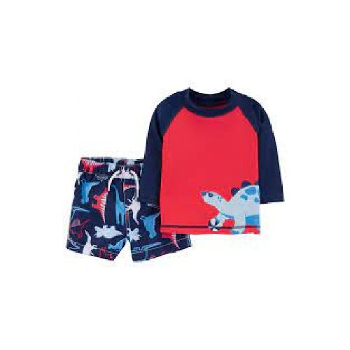 TRAJE DE BAÑO 2PC DINOSAURIOS POLIESTER NIÑO CARTERS 18M