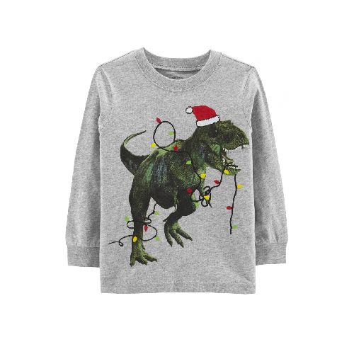 REMERA CARTERS ALGODON DINO 12M