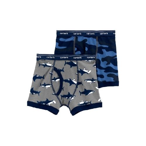 SET X2 BOXER ALGODON TIBURONES KID CARTERS 6/7