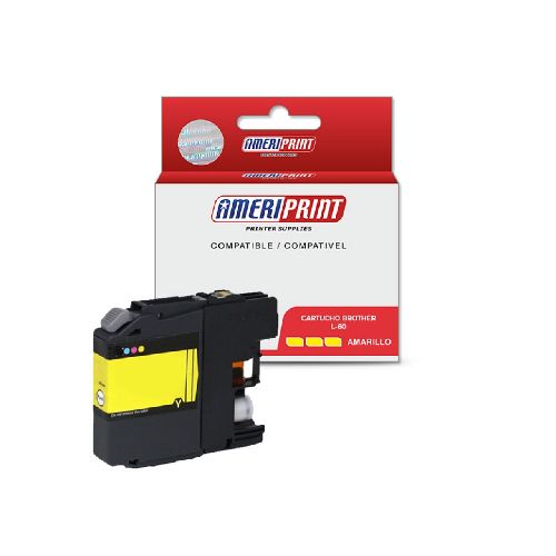 Cartucho compatible brother LC39/LC60/985 Ameriprint Amarillo