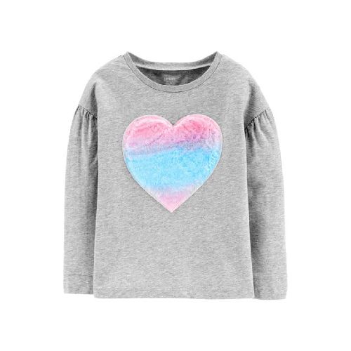 REMERA CARTERS ALGODON CORAZON PELUDITO