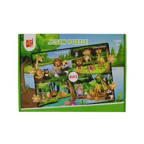 PUZZLE 168PZAS ANIMALES EN CAJA 0270