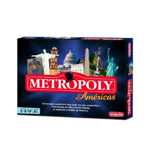 JUEGO DE MESA METROPOLY AMERICAS DIDACTA