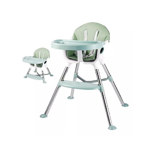 SILLA DE COMER PARA BEBE CON ALTURA REGULABLE GRIS