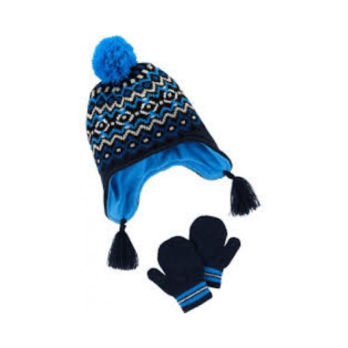 Set Gorro y Guantes tejido Carters 2T/4T